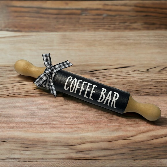 ⤵️🆕Mini Rolling Pin, Farmhouse Mini Rolling Pins, Tiered Tray Decor.Set of 6 - Picture 4 of 6